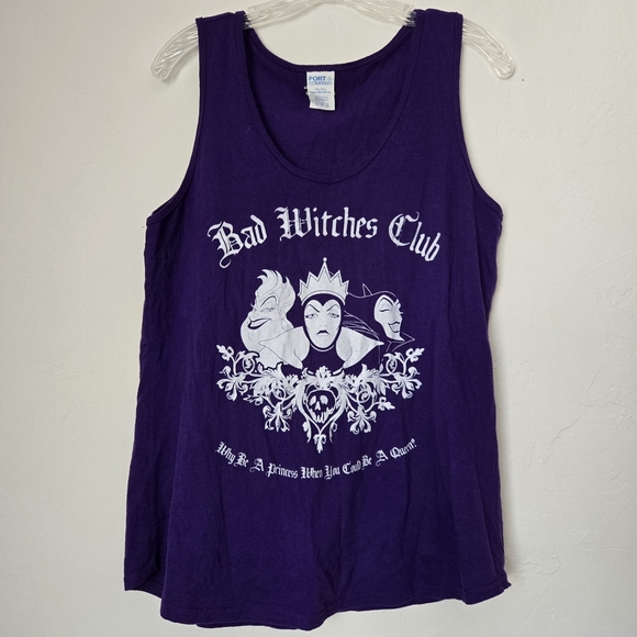 Disney Tops - Disney Villainesses Bad Witches Club Tank Sz L